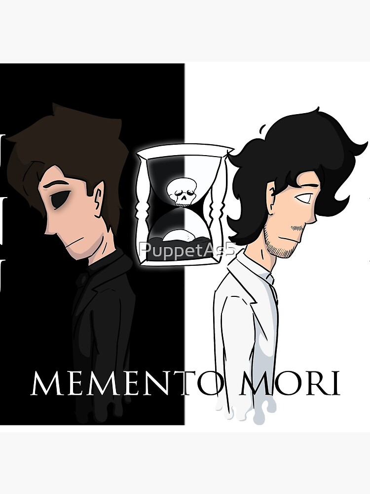 Memento Mori Shower Curtain - Image 2