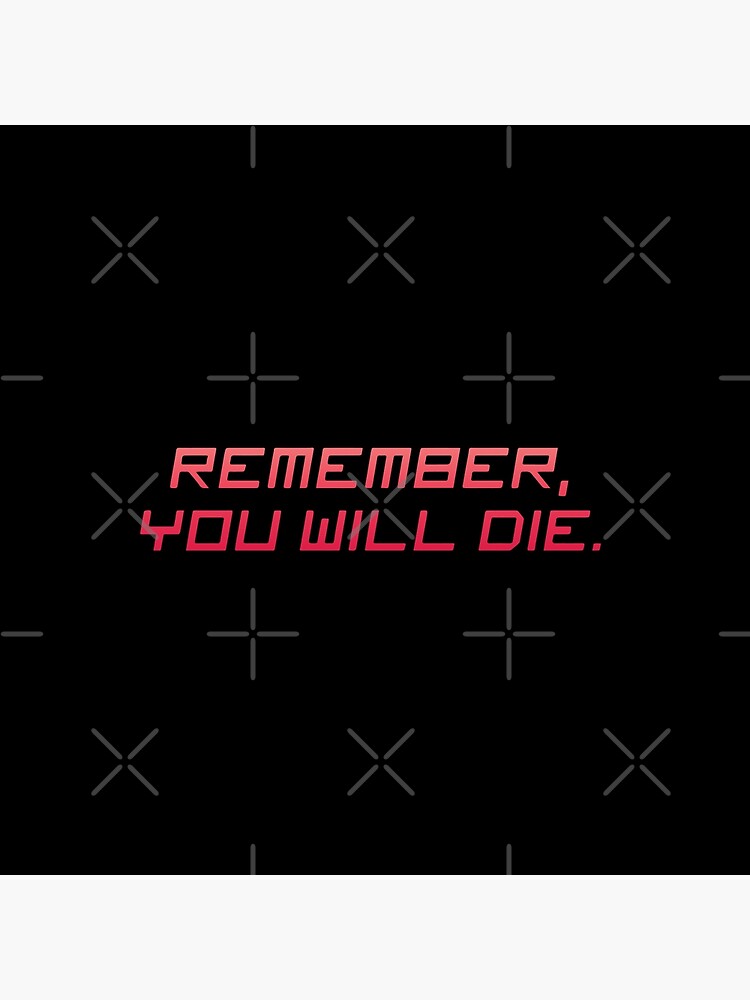 Remember You Will Die Tapestry - Image 2