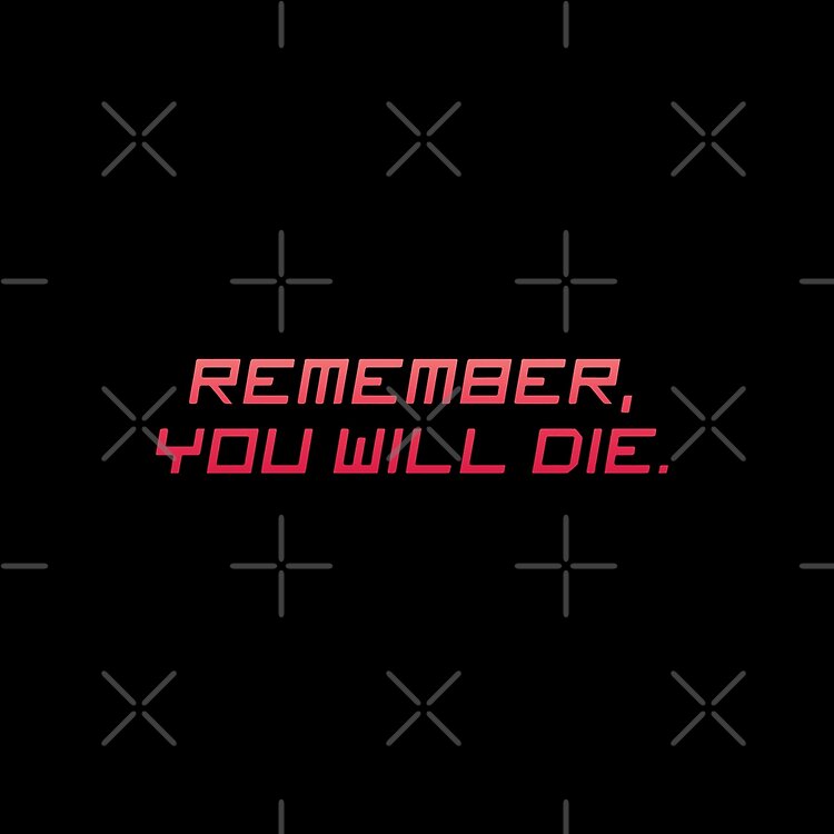 Remember You Will Die Tote Bag - Image 2