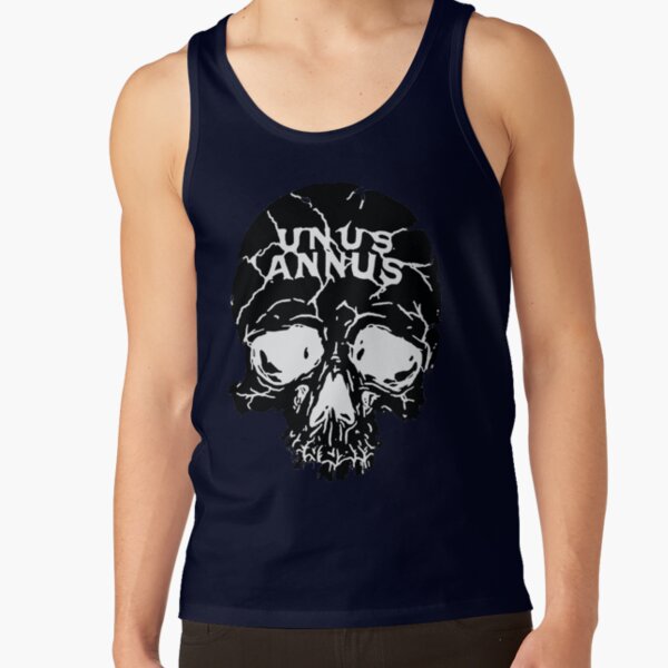 Unus Annus Skull Black Tank Top - Image 5