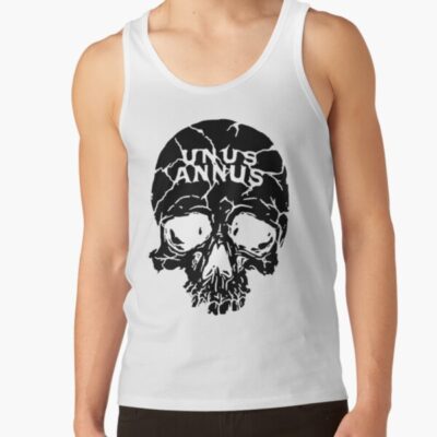 Unus Annus Skull Black Tank Top