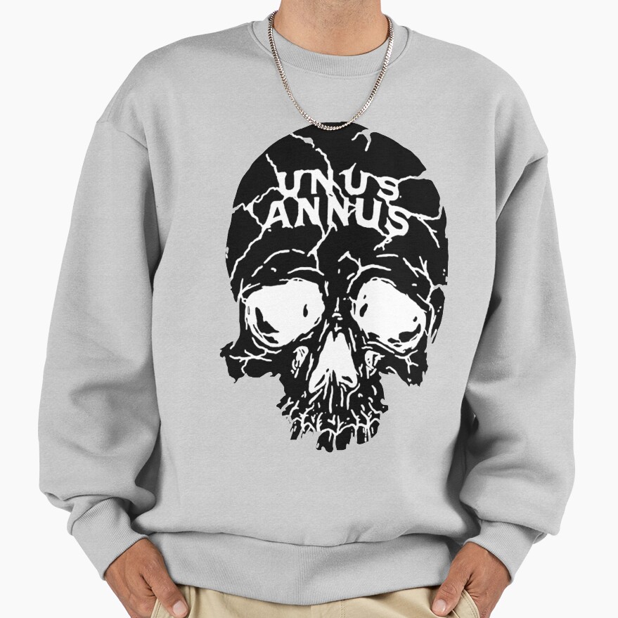 Unus Annus Skull Black Sweatshirt - Image 4