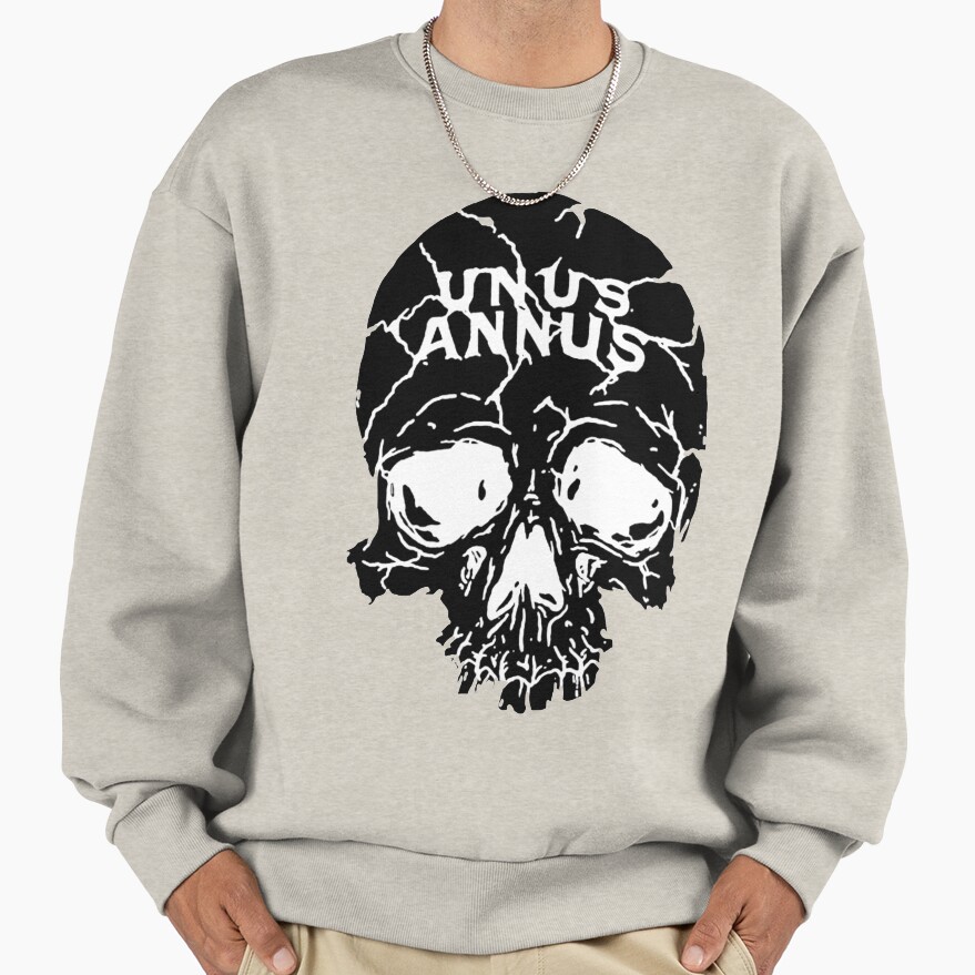 Unus Annus Skull Black Sweatshirt - Image 3