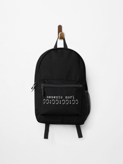 Memento Mori Timer Black Backpack