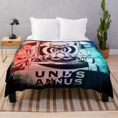 Camp Unus Annus Split Throw Blanket