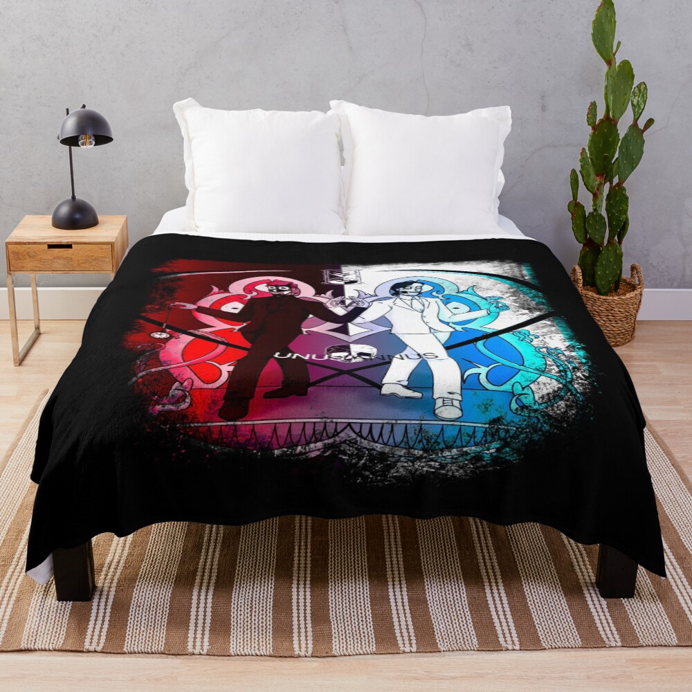 Camp Unus Annus Throw Blanket