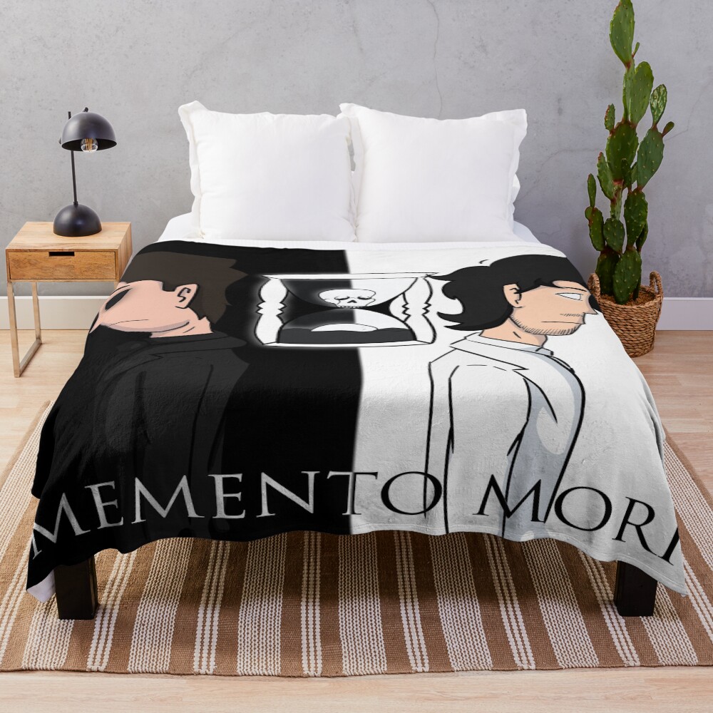 Memento Mori Throw Blanket