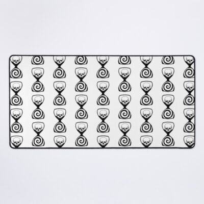 Skull Hourglass Top Version Mouse Pad