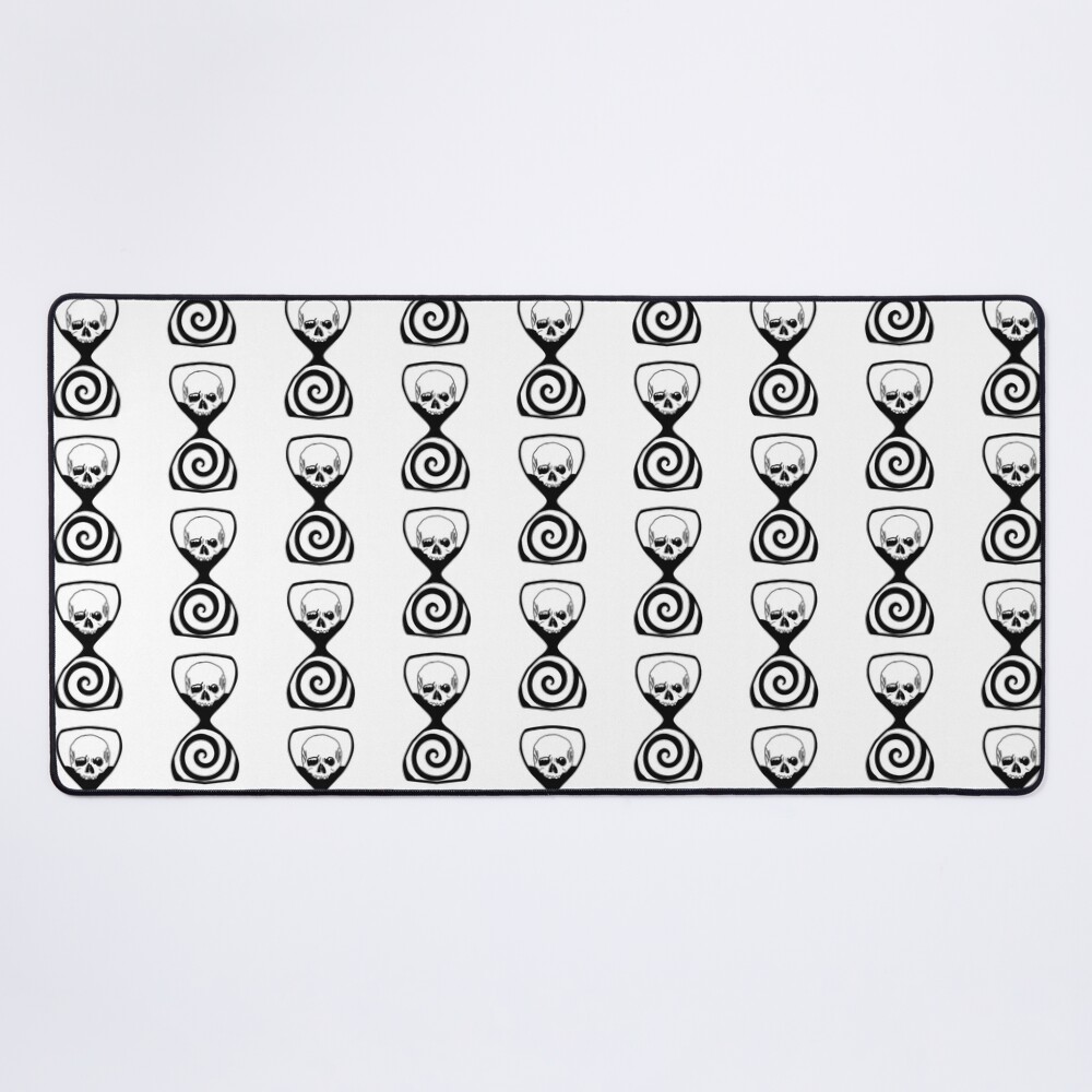 Skull Hourglass Top Version Mouse Pad