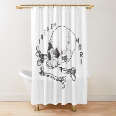 Memento Mori Shower Curtain