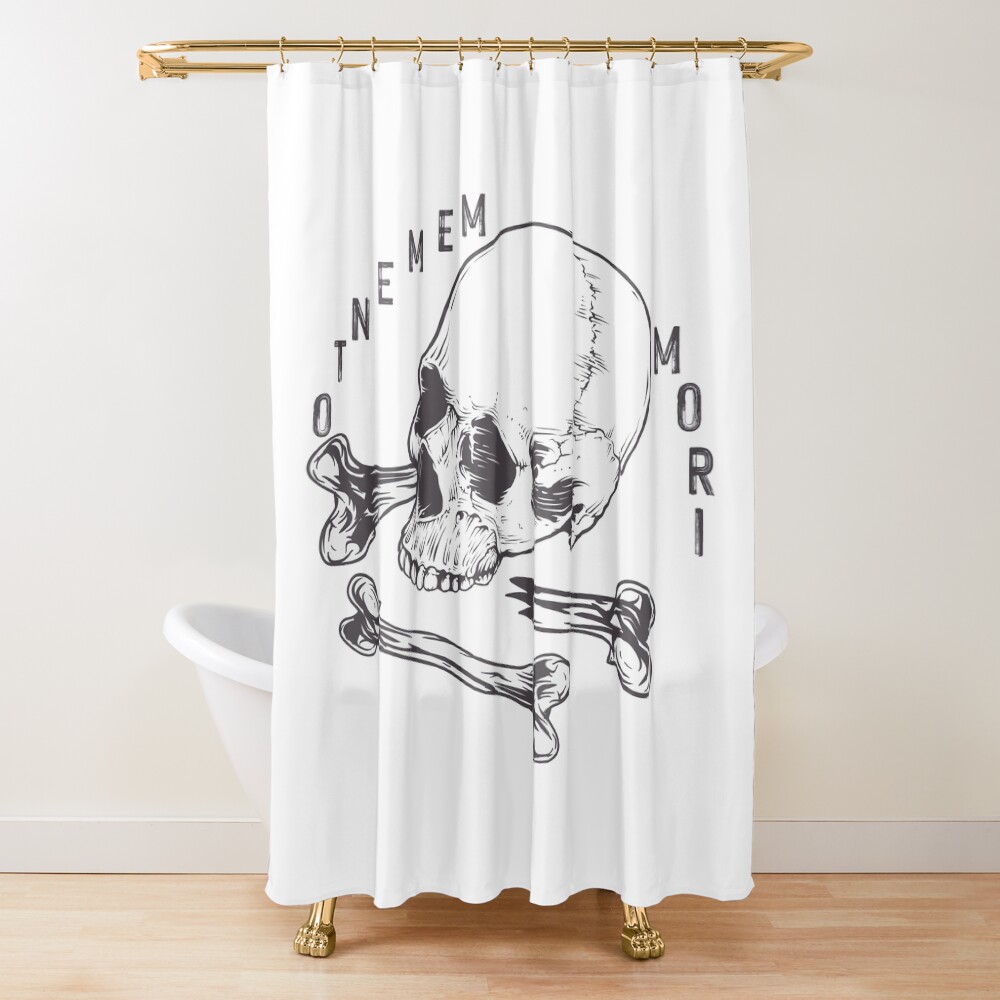 Memento Mori Shower Curtain