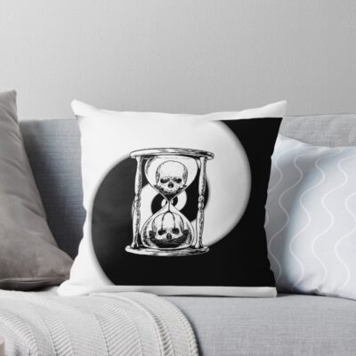 Unus Annus Hourglass Throw Pillow