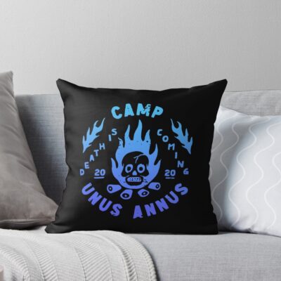 Unus Annus Camp Throw Pillow