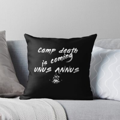 Coming Unus Annus Throw Pillow