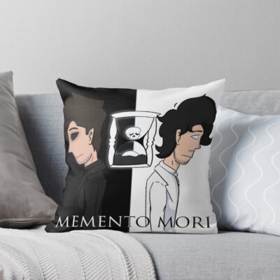 Memento Mori Throw Pillow