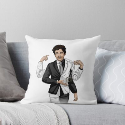 Interaptus Unus Annus Fusion Throw Pillow