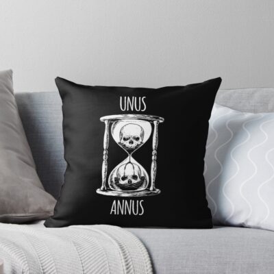 Unus Annus Hourglass Throw Pillow